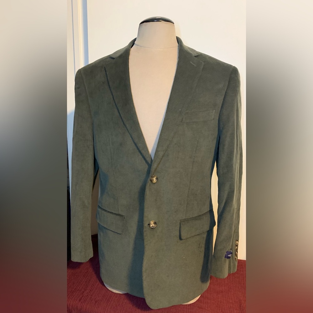 ALAN FLUSSER,  olive Jacket, Size L